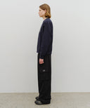 CLASSIC LOGO ONE TUCK CARGO SWEAT PANTS IN BLACK image 4