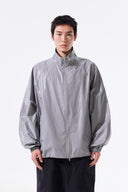 MATIN KIM LOGO COATING JUMPER FOR MEN IN DARK GRAY image 11