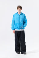 BACK LOGO HOODY WINDBREAKER FOR MEN IN CHARCOAL GREY image 9