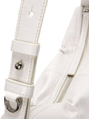 HALF SHIRRING RIBBON ROUND BAG IN CHARCOAL GREY image 4
