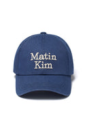 MATIN VOLUME LOGO BALL CAP IN NAVY image 1