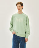 CLASSIC LOGO EMBROIDERY SWEATSHIRT IN LIGHT GREEN image 10