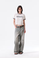 MATIN LOGO RINGER CROP TOP IN CREAM image 20