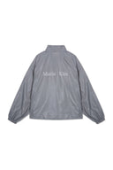 MATIN KIM LOGO COATING JUMPER IN DARK GRAY image 3