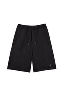 BACK POCKET GLITTER BERMUDA SWEATPANTS FOR WOMEN IN BLACK image 11