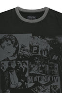 MATIN PUNK GRAFFITI TOP FOR MEN IN BLACK image 3
