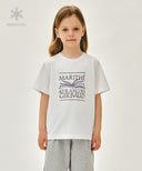 KIDS BOOK CLASSIC LOGO AEROCOOL TEE IN WHITE image 12