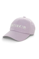 APPLIQUE FELT LOGO BALL CAP IN LILAC image 2