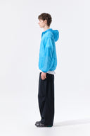 BACK LOGO HOODY WINDBREAKER FOR MEN IN CHARCOAL GREY image 7