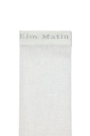 SHEER GLITTER CREW SOCKS IN LIGHT BLUE image 3