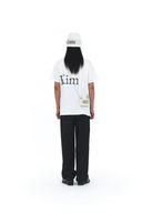 LOGO JACQUARD SHORT BEANIE IN WHITE image 6