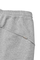 BANDING BERMUDA SWEATPANTS FOR MEN IN GRAY image 5