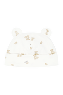 BABY BEAR ALLOVER BODYSUIT 3PCS SET-UP IN IVORY