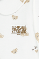 BABY BEAR ALLOVER BODYSUIT 3PCS SET-UP IN IVORY