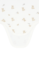 BABY BEAR ALLOVER BODYSUIT 3PCS SET-UP IN IVORY
