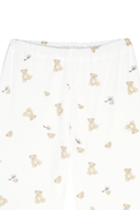 BABY BEAR ALLOVER BODYSUIT 3PCS SET-UP IN IVORY