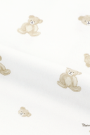 BABY BEAR ALLOVER BODYSUIT 3PCS SET-UP IN IVORY