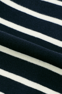BABY CLASSIC LOGO STRIPE KNIT CARDIGAN IN NAVY