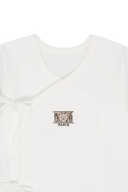 BABY BEAR CLASSIC LOGO NEWBORN SET IN IVORY