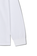 MARITHÉ UNION LOGO LONG SLEEVE IN WHITE