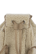 CLASSIC LOGO MINI BACKPACK IN BEIGE