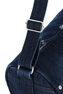 BIG CROSSBODY DUFFLE BAG IN DARK BLUE