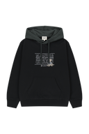 DOODLE CLASSIC BEAR HOODIE IN BLACK