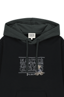 DOODLE CLASSIC BEAR HOODIE IN BLACK