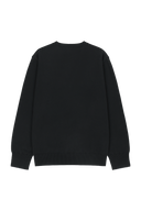 W MICRO CLASSIC LOGO V-NECK KNIT IN BLACK