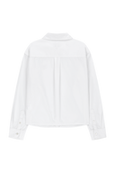 W MICRO CLASSIC LOGO 象牙白棉質襯衫