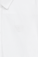 W MICRO CLASSIC LOGO 象牙白棉質襯衫