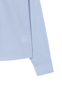 W MICRO CLASSIC LOGO COTTON SHIRT IN STRIPE