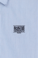 W MICRO CLASSIC LOGO COTTON SHIRT IN STRIPE