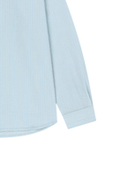W OVERSIZED SHEER SHIRTS IN SKY BLUE