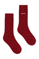 MINI POLKA DOT SOCKS IN RED