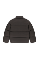 CLASSIC LOGO BASIC DOWN JACKET IN DARK BROWN