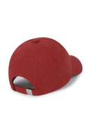 SEOUL LOGO POINT BIG BALL CAP IN RED