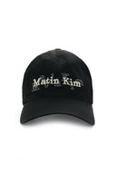 OVERLAY LOGO BALL CAP IN BLACK