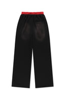 UNI CONTRAST JERSY PANTS IN BLACK
