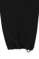 UNI CONTRAST JERSY PANTS IN BLACK