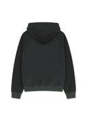 中性撞色連帽衫 (UNI COLOR BLOCK HOOD) 黑色