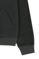 中性撞色連帽衫 (UNI COLOR BLOCK HOOD) 黑色