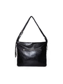 PADDED EYELET BIG BAG IN BLACK