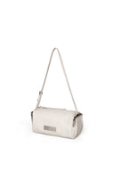 SIDE POCKET DUFFLE BAG IN BLACK IN IVORY
