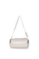 SIDE POCKET DUFFLE BAG IN BLACK IN IVORY
