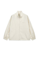 BACK LOGO HIGH NECK JUMPER IN CREAM image 13