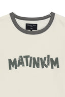 MATIN LOGO RINGER TOP FOR MEN IN CREAM image 15