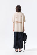 PIGMENT GRAFFITI LOGO TOP IN BEIGE image 19