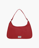 CLASSIC LOGO HOBO BAG IN RED image 8