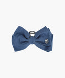 CIRCLE LOGO RIBBON HAIR CLIP IN BLUE image 5